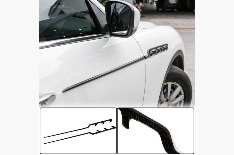Maserati Levante 2016- Nakładki progowe boczne (Carbon) Image