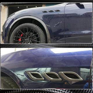 Nakładki na przednie błotniki z karbonu (2013-2017) Maserati Quattroporte 2013-2023 zdjęcia 3