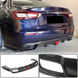 Dyfuzor Tylnego Zderzaka V1 do S/S Q4 2017-2020 Carbon Maserati Quattroporte 2013-2023 zdjęcia 1