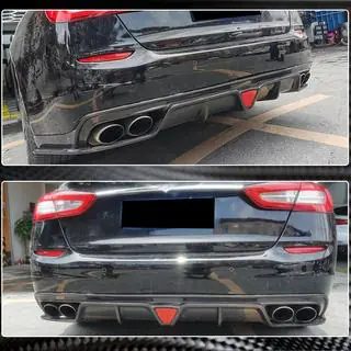 Dyfuzor Tylnego Zderzaka V1 do S/S Q4 2017-2020 Carbon zdjęcia 3