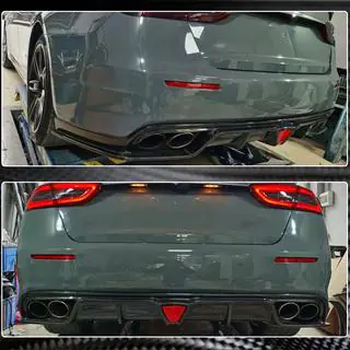 Dyfuzor Tylnego Zderzaka V1 do S/S Q4 2017-2020 Carbon zdjęcia 4