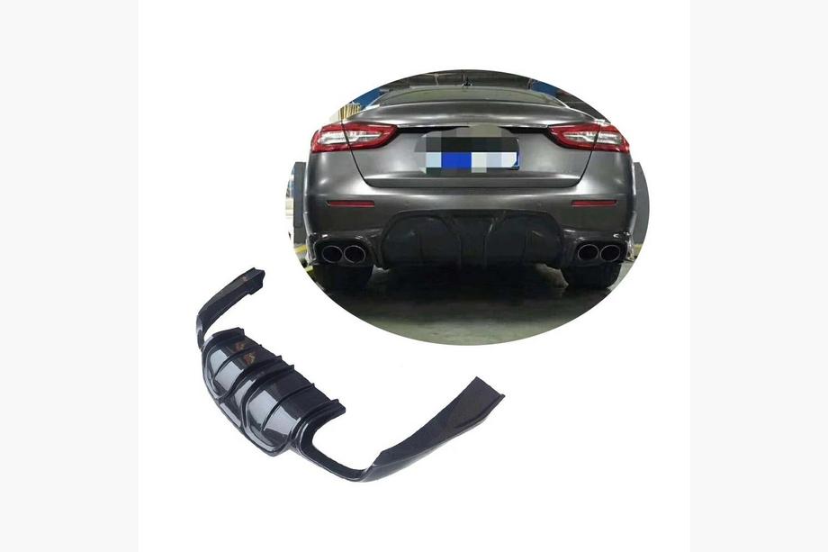 Maserati Quattroporte 2013-2023 Dyfuzor Tylnego Zderzaka V2 (do S/S Q4 2017-2020, Carbon) Zdjęcia 1