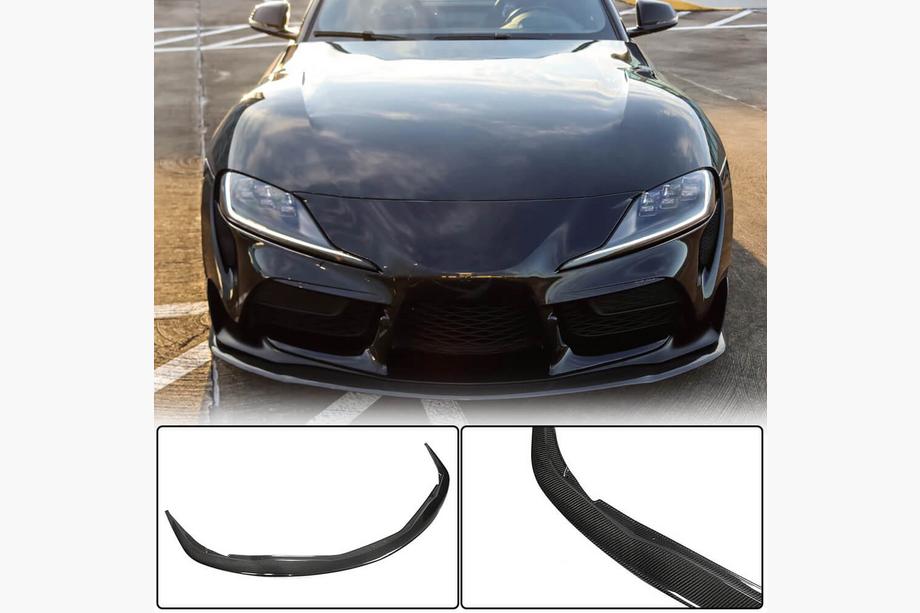 Toyota Supra 2019- Nakładka na przedni zderzak Lip V1 (Carbon) Zdjęcia 2