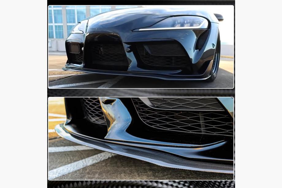 Toyota Supra 2019- Nakładka na przedni zderzak Lip V1 (Carbon) Zdjęcia 5