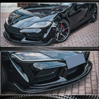 Toyota Supra 2019- Nakładka na przedni zderzak Lip V2 (Carbon) zdjęcia 9