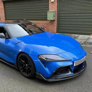 Nakładka na przedni zderzak Lip V2 (Carbon) zdjęcia 2