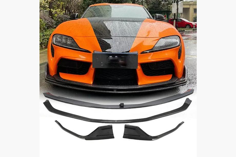 Toyota Supra 2019- Nakładka na przedni zderzak Lip V2 (Carbon) Image