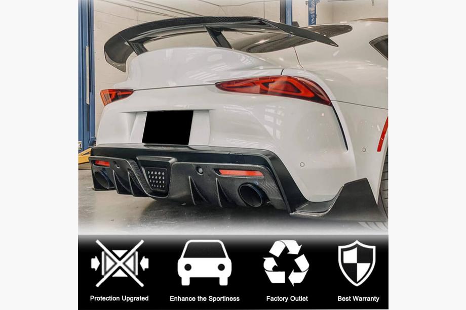 Toyota Supra 2019- Dyfuzor Tylnego Zderzaka V1 (Carbon) Image