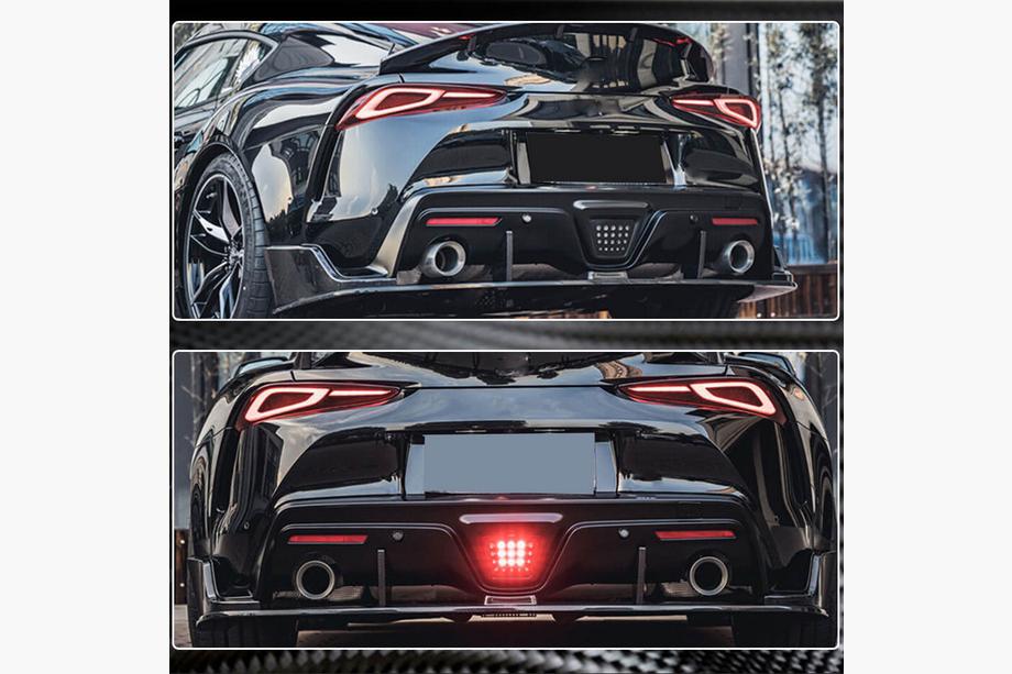 Toyota Supra 2019- Dyfuzor Tylnego Zderzaka V2 (Carbon) Zdjęcia 5