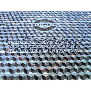 Mata wygłuszająca antywibracyjna ULTIMATE EXPERT BLUE SILVER 3 mm (50x35 cm) zdjęcia 3