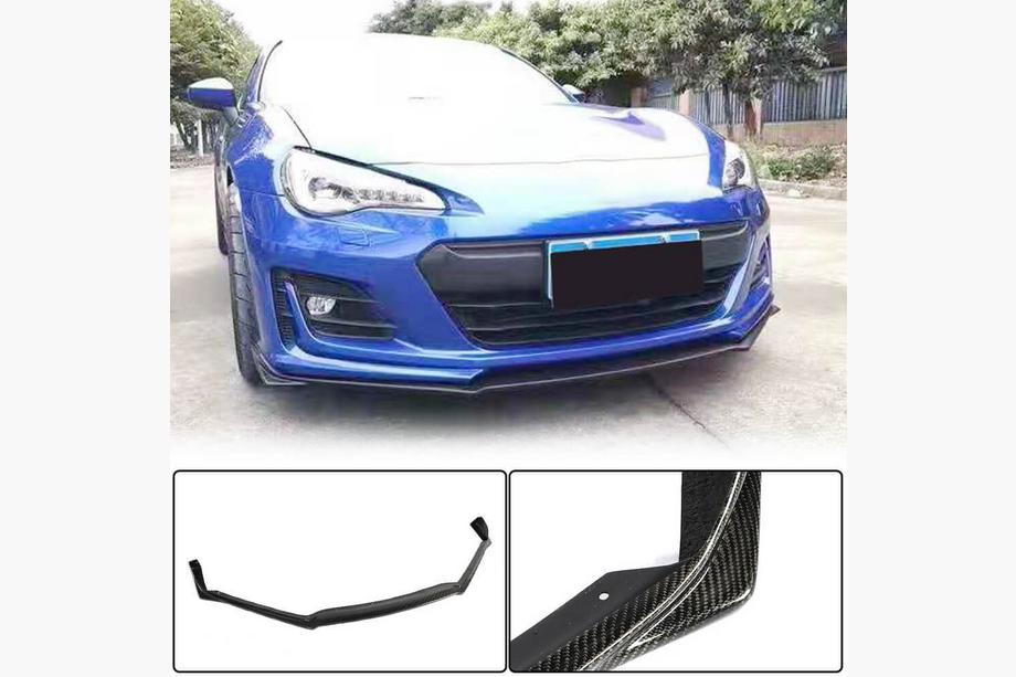 Subaru BRZ 2012-2021 Nakładka na przedni zderzak Lip V1 (2017-2021, Carbon) Zdjęcia 1