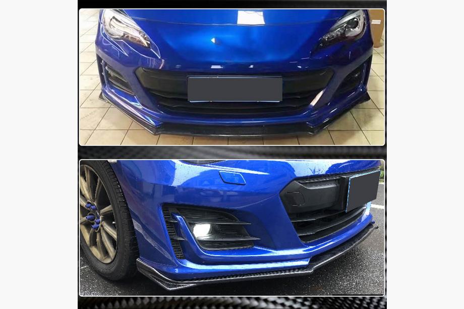 Subaru BRZ 2012-2021 Nakładka na przedni zderzak Lip V1 (2017-2021, Carbon) Zdjęcia 3