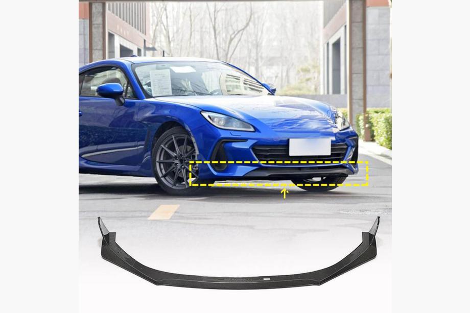 Subaru BRZ 2021- Nakładka na przedni zderzak Lip V1 (2021-2023, Carbon) Zdjęcia 1