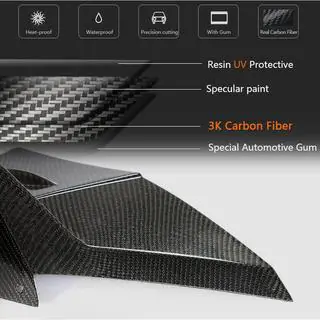 Nakładki na Tylny Zderzak V2 (Carbon) zdjęcia 4