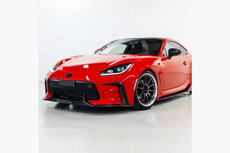 Subaru BRZ 2021- Nakładka na przedni zderzak Lip V2 (2021-2023, Carbon) Zdjęcia 2