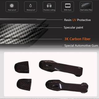 Nakładki na klamki drzwi Carbon zdjęcia 3