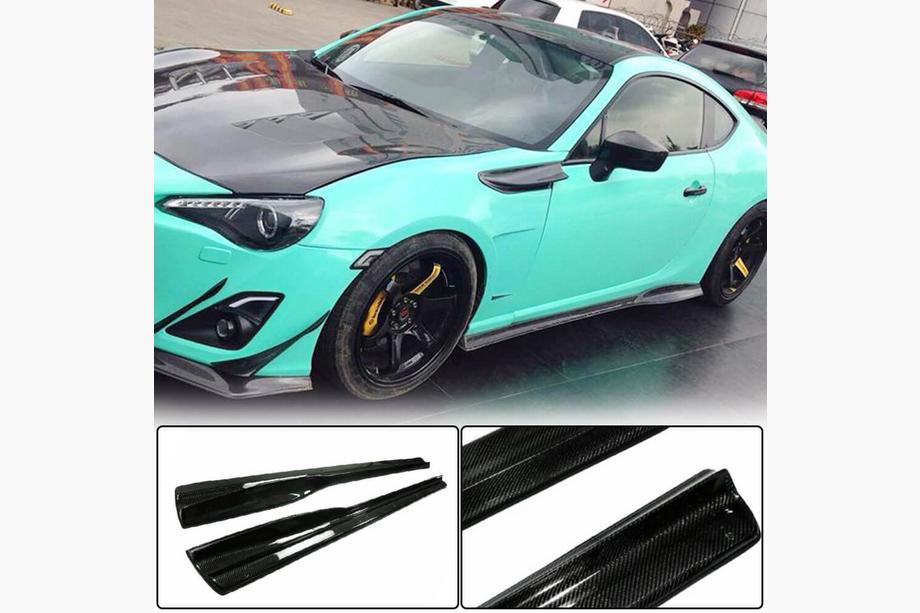 Subaru BRZ 2012-2021 Progi Boczne V1 (Carbon) Image