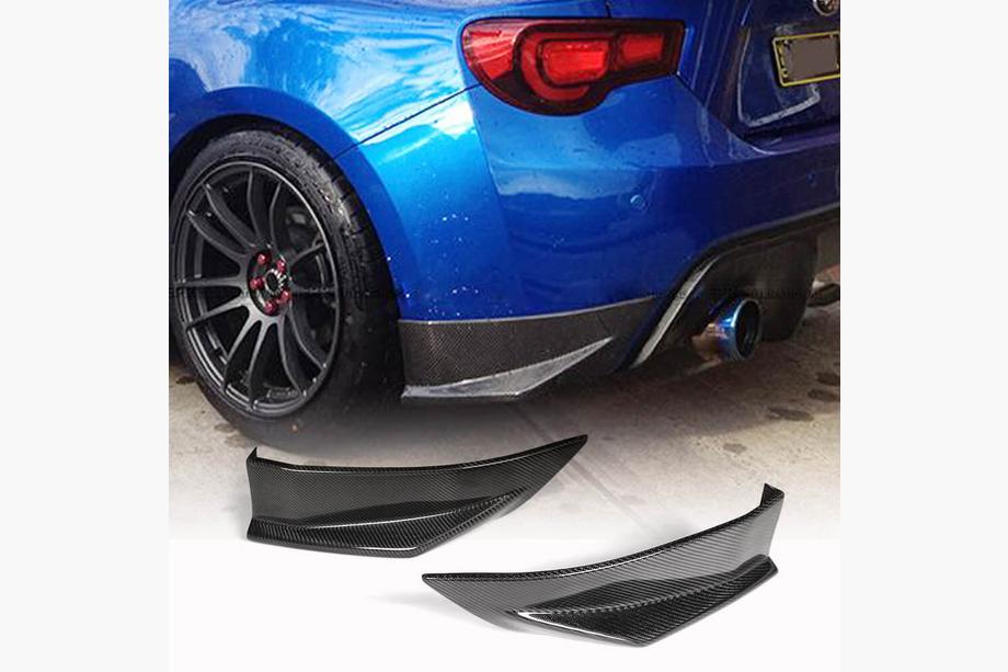 Subaru BRZ 2012-2021 Nakładki na Tylny Zderzak V2 (Carbon) Zdjęcia 1