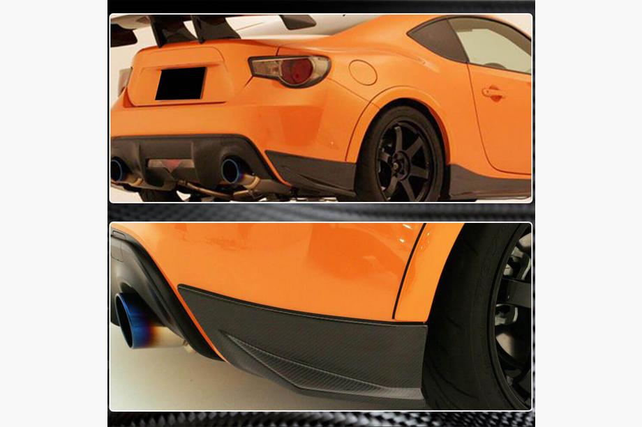 Subaru BRZ 2012-2021 Nakładki na Tylny Zderzak V2 (Carbon) Zdjęcia 5