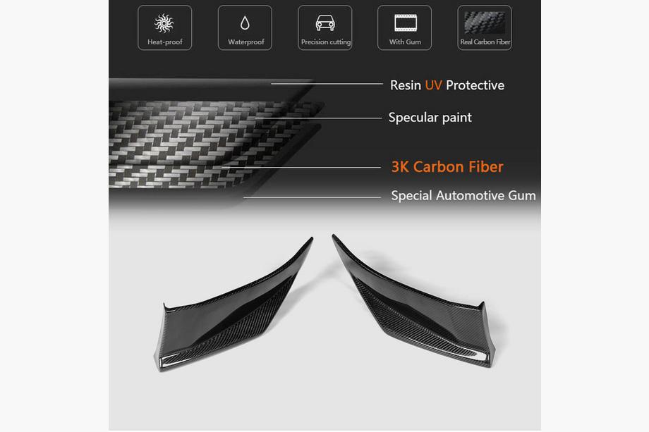 Subaru BRZ 2012-2021 Nakładki na Tylny Zderzak V2 (Carbon) Zdjęcia 6