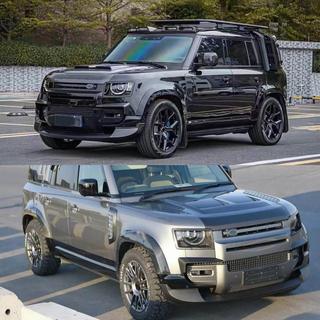 Nakładka na przedni zderzak (Carbon) Land Rover Defender 2019- zdjęcia 2