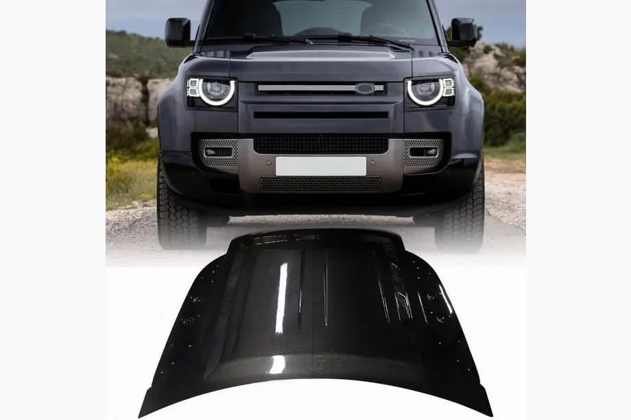 Land Rover Defender 2019- Maska V1 (Carbon) Image