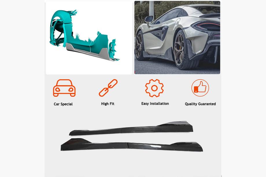 McLaren 540C/570S 2015-2020 Progi Boczne (Carbon) Zdjęcia 2