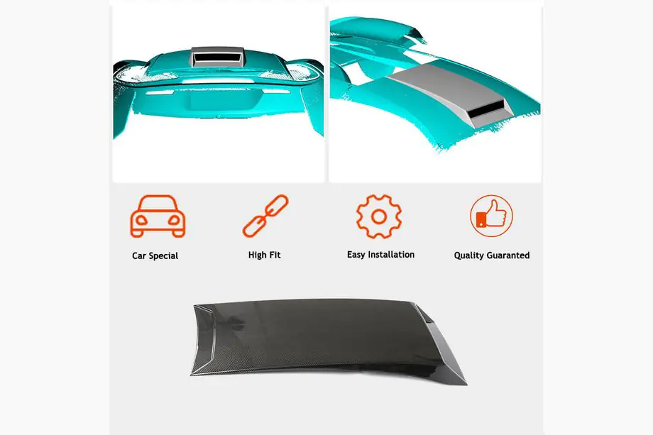 McLaren 540C/570S 2015-2020 Nakladka na klape bagaznika (Carbon) Zdjęcia 2