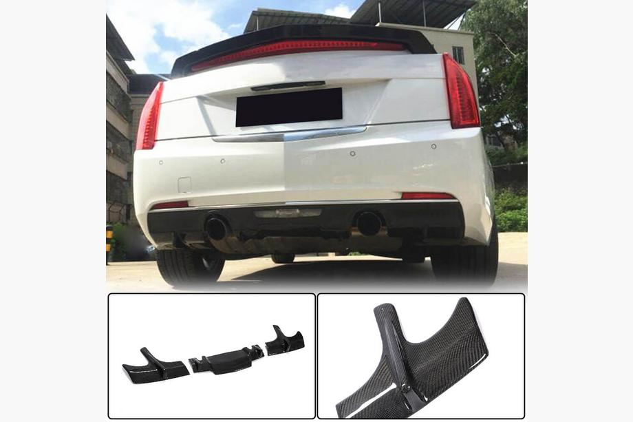 Cadillac ATS 2012-2019 Dyfuzor Zderzaka Tylnego (do Base, Carbon) Image