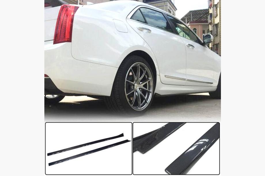 Cadillac ATS 2012-2019 Progi Boczne (Carbon) Image