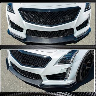 Nakładka na przedni zderzak Lip V2 do CTS V Sedan 2016-2019 Carbon zdjęcia 3