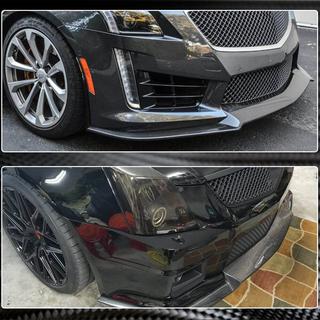 Nakładka na przedni zderzak Lip V2 do CTS V Sedan 2016-2019 Carbon zdjęcia 4
