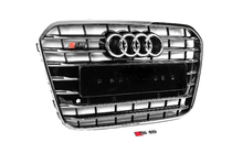 Audi A6 C7 2011-2017 Przedni czarny grill z chromowaną ramką S-style (2011-2014) zdjęcia 3