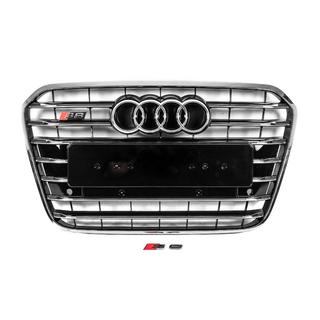 Przedni czarny grill z chromowaną ramką S-style (2011-2014) zdjęcia 1