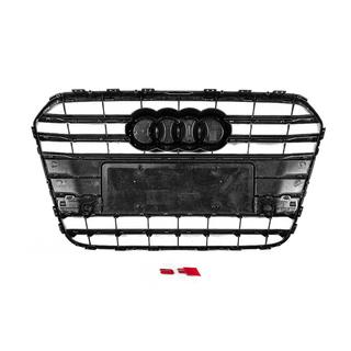 Przedni czarny grill z chromowaną ramką S-style (2011-2014) zdjęcia 4