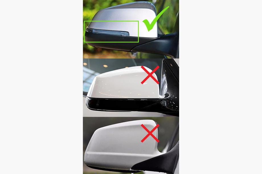 BMW 7 Series F01/F02 2008-2015 Nakładki Lusterek 2012-2015 M-Look (z Zatrzaskami, 2 szt.) Zdjęcia 2