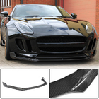 Jaguar F-Type 2013-2024 Nakładka Na Przedni Zderzak Lip (2013-2016, Carbon) zdjęcia 1