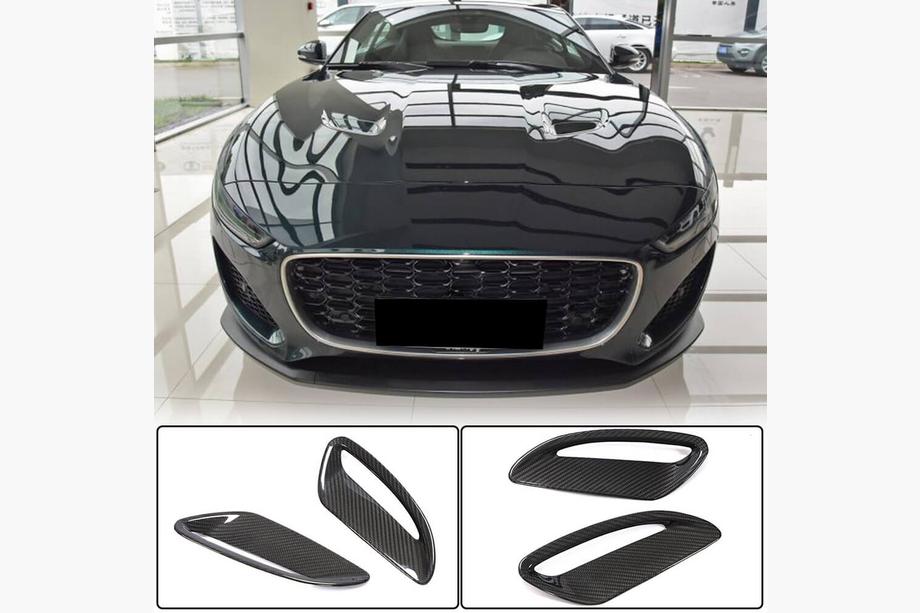 Jaguar F-Type 2013-2024 Nakładki na maskę (2021+, Carbon) Image