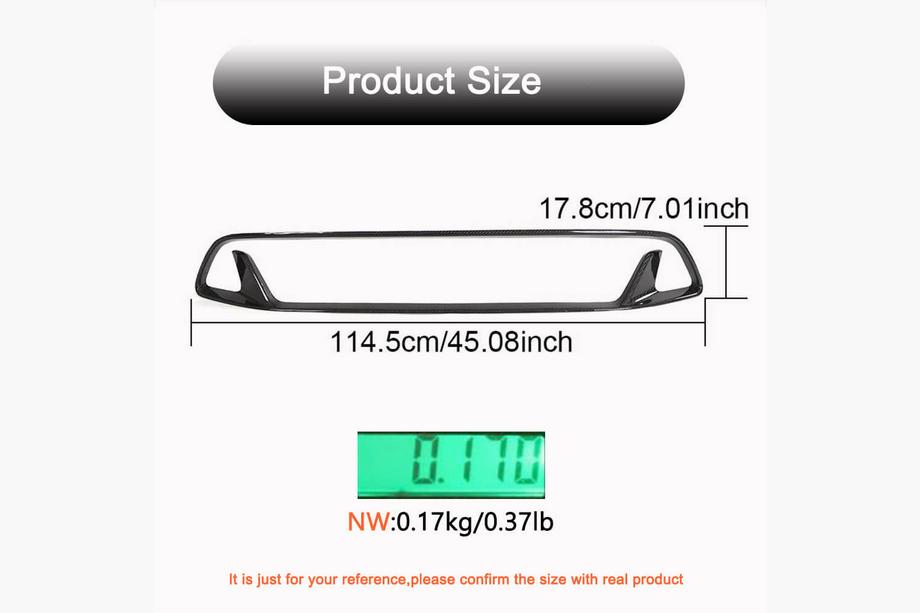 Kia Stinger 2017-2023 Kratka zderzaka (Carbon) Zdjęcia 5