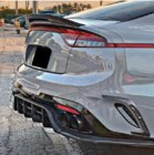 Kia Stinger 2017-2023 Nakładka na Tylny Zderzak (2017-2020, Carbon) zdjęcia 3