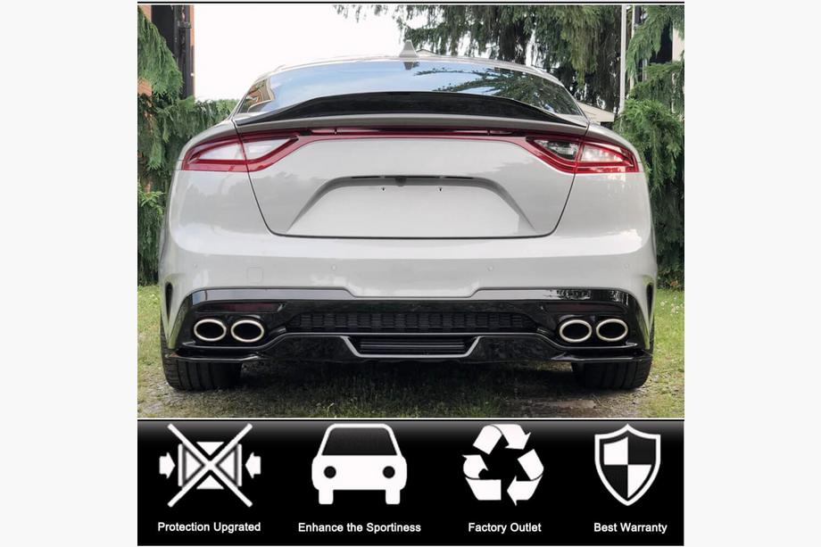 Kia Stinger 2017-2023 Spoiler V2 (Carbon) Zdjęcia 2