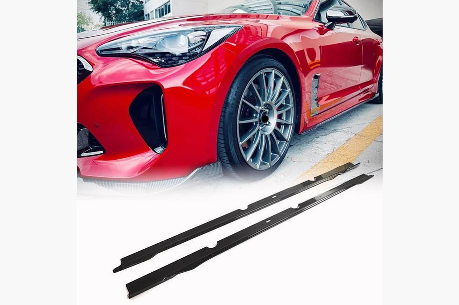 Kia Stinger 2017-2023 Progi Boczne (Carbon) Image