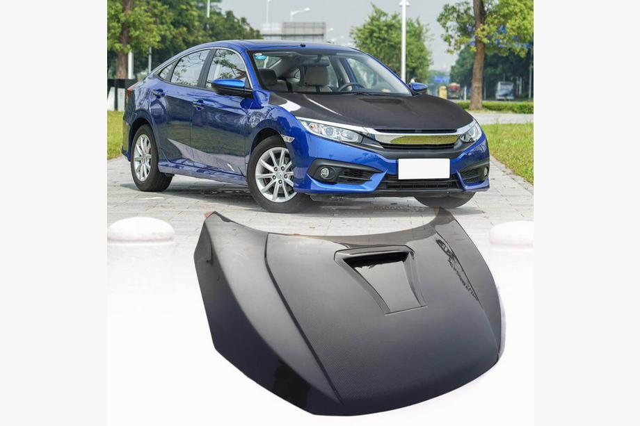Honda Civic Sedan X 2016-2021 Maska (Carbon) Image