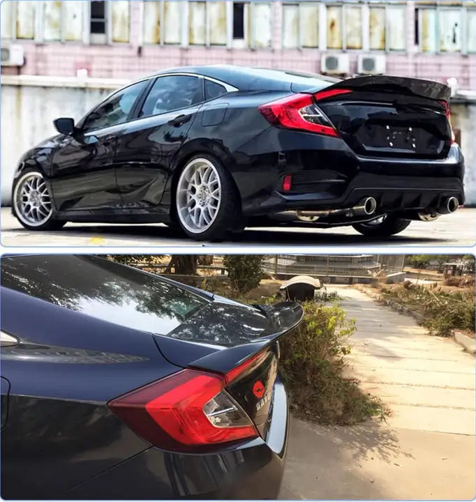 Honda Civic Sedan X 2016-2021 Spojler (Plastik) zdjęcia 2