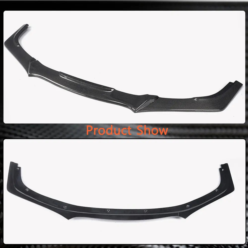 Honda Civic Sedan X 2016-2021 Nakładka Zderzaka Przedniego Lip (Carbon) zdjęcia 6