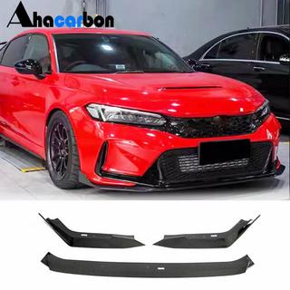 Nakładka na przedni zderzak Lip V2 (Carbon) Honda Civic HB 2021- zdjęcia 1
