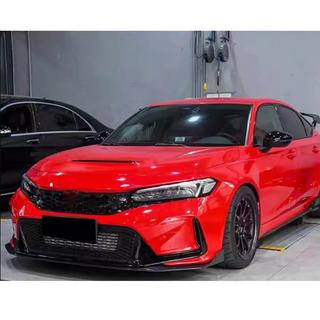 Nakładka na przedni zderzak Lip V2 (Carbon) Honda Civic HB 2021- zdjęcia 2