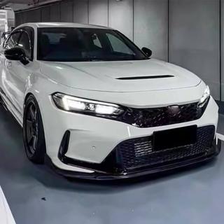 Nakładka na przedni zderzak Lip V2 (Carbon) Honda Civic HB 2021- zdjęcia 3