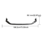 Honda Civic HB 2021- Nakładka na Zderzak Przedni Lip V3 (Carbon) zdjęcia 4