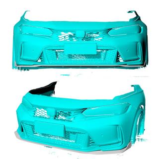 Nakładka na Zderzak Przedni Lip V3 (Carbon) Honda Civic HB 2021- zdjęcia 2